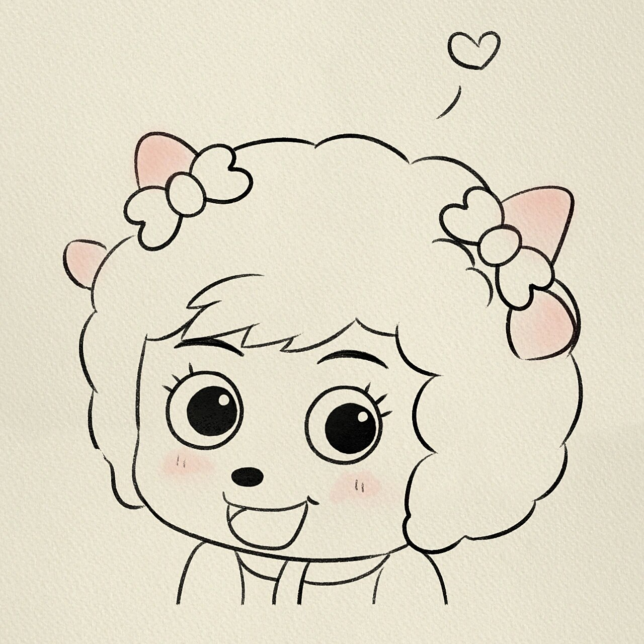 美羊羊简笔画‖(29)