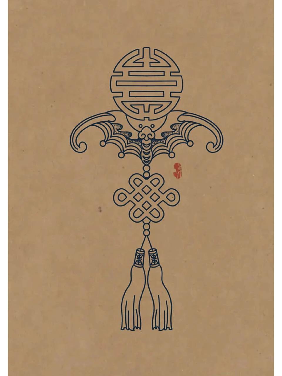 晴 	 〖蝙蝠〗 	 ‖蝙蝠纹是中国传统寓意纹样