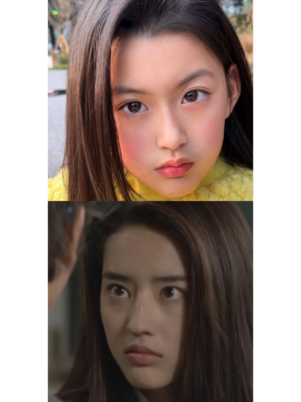 听说女儿像这位女神年轻时候(小泽真珠) 好像真的有点儿像耶!