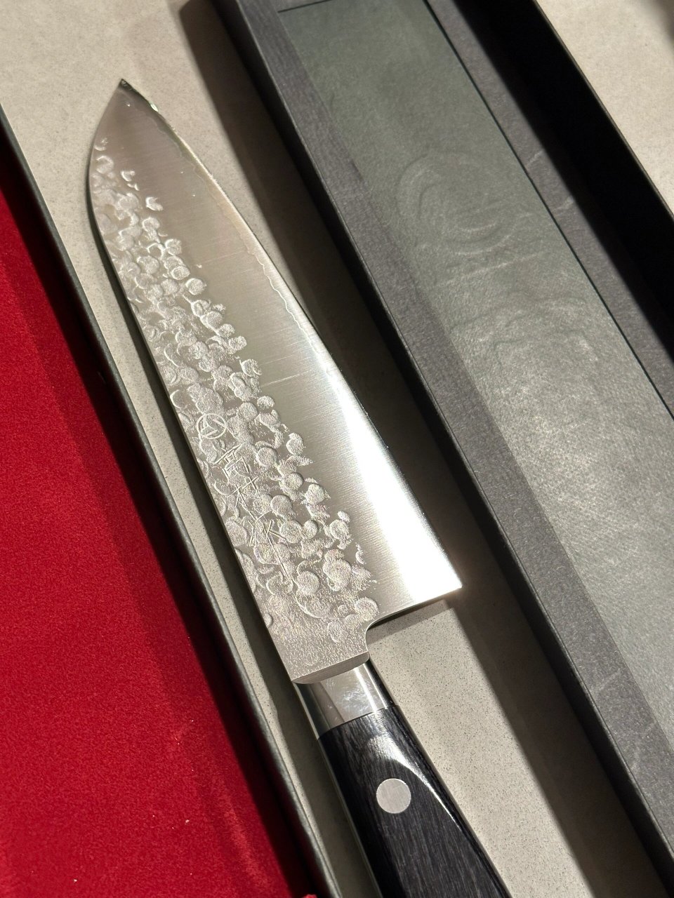 村作 vg10 170mm三德刀 【自用欣赏,不出】 	 西柄 手感细腻 vg10钢材