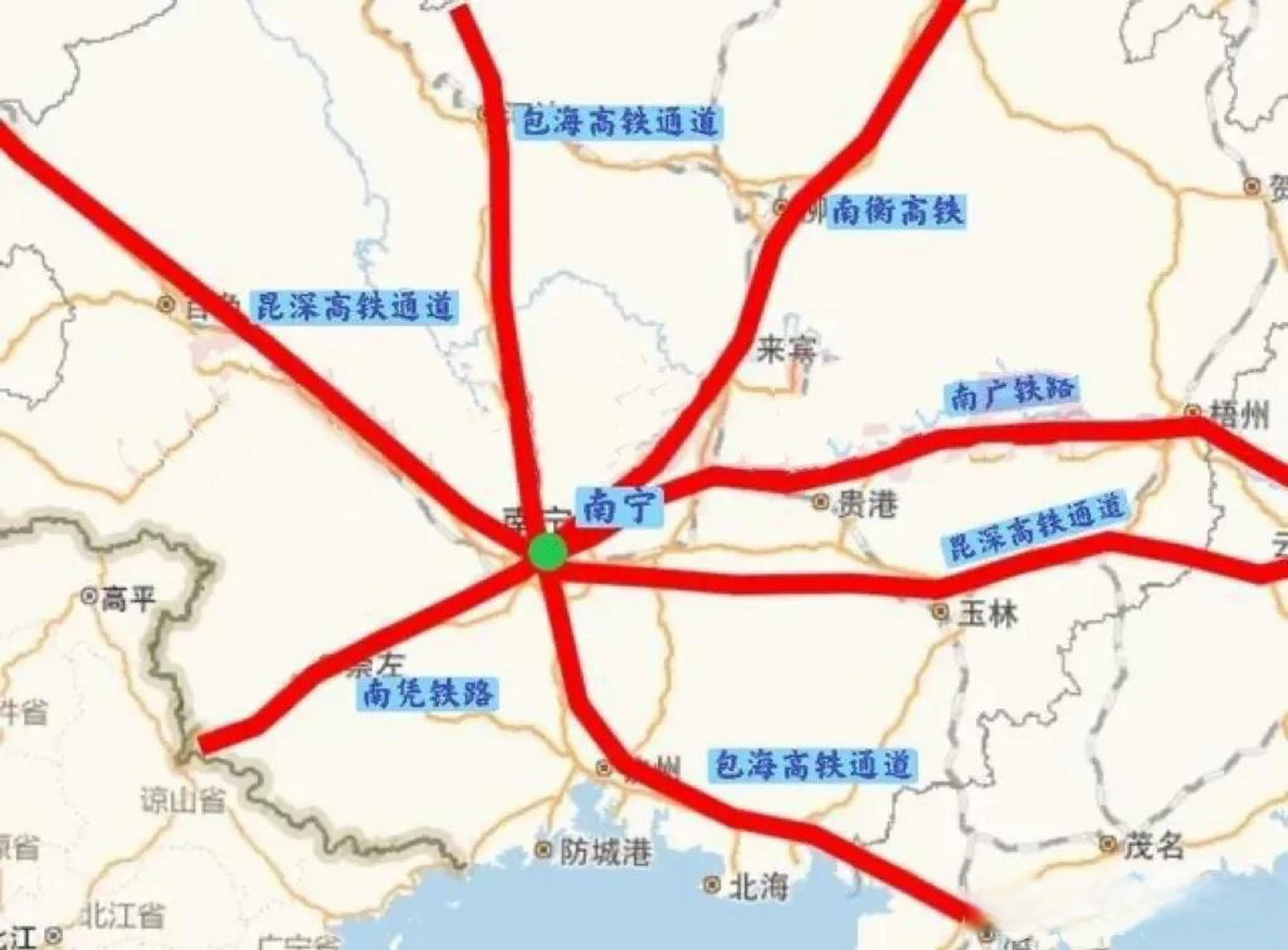 南宁铁路线路图片