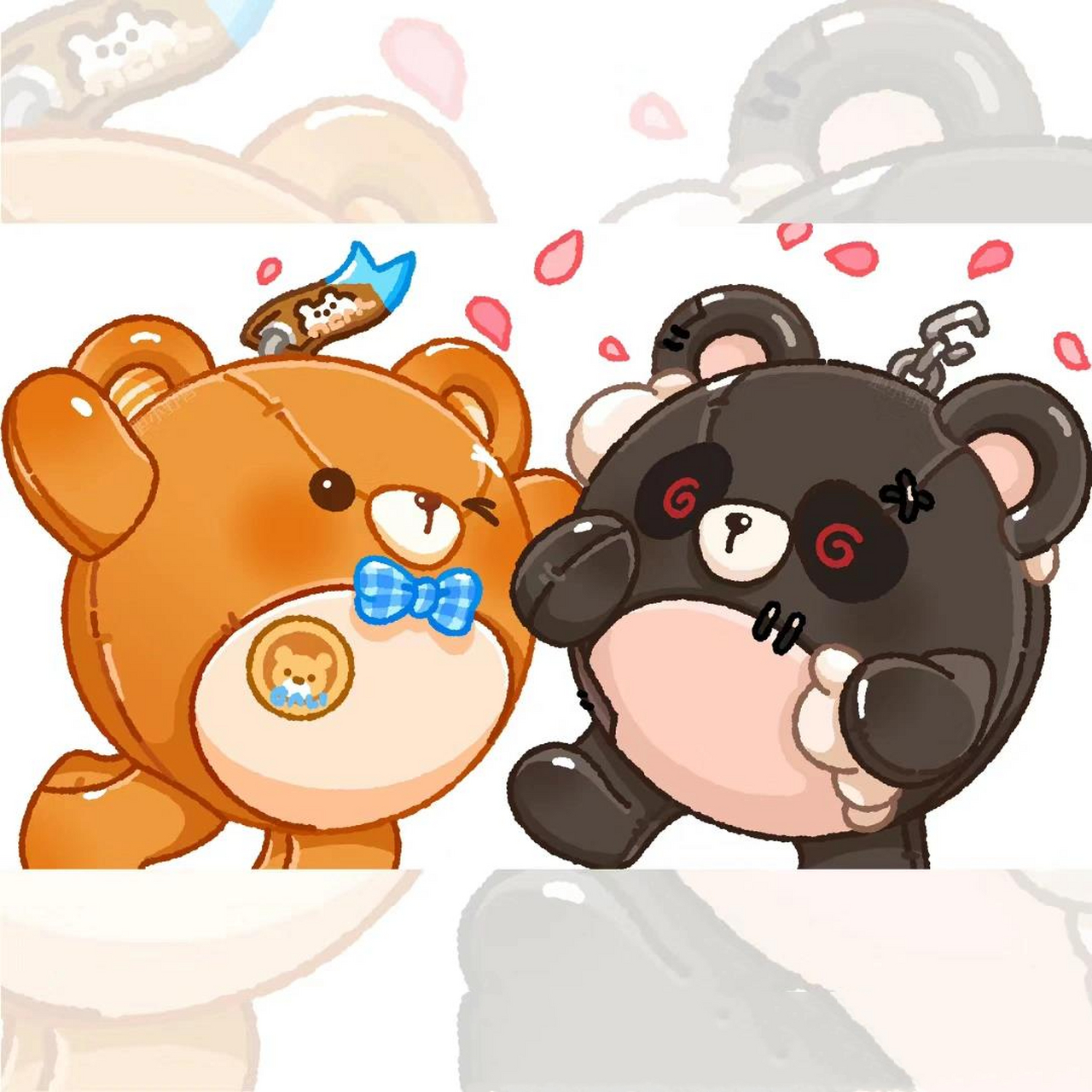 可以拿图. 失心熊和仔仔熊的头像!可以拿图.