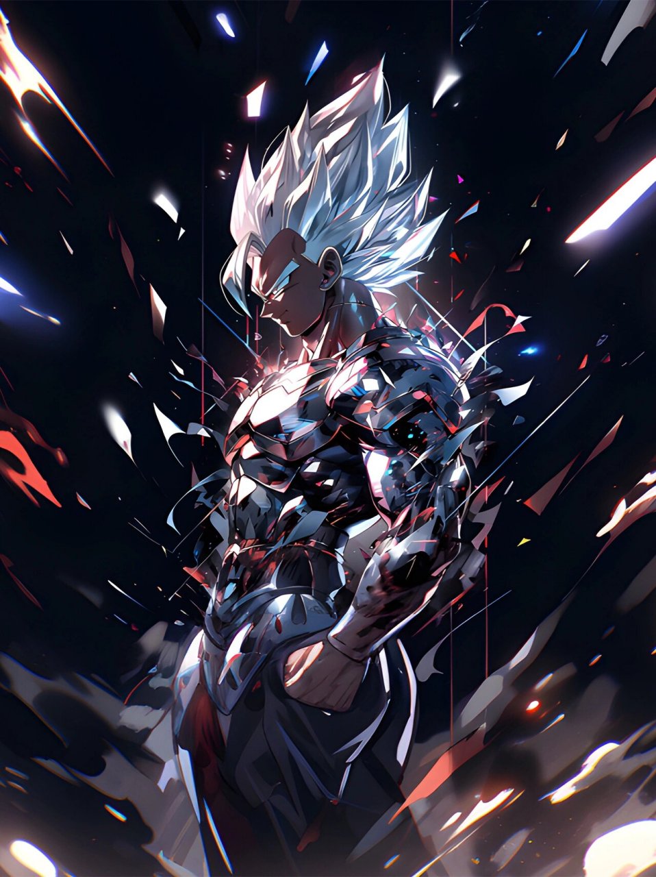 七龙珠 | 贝吉塔 | 高清壁纸 未来的赛亚人