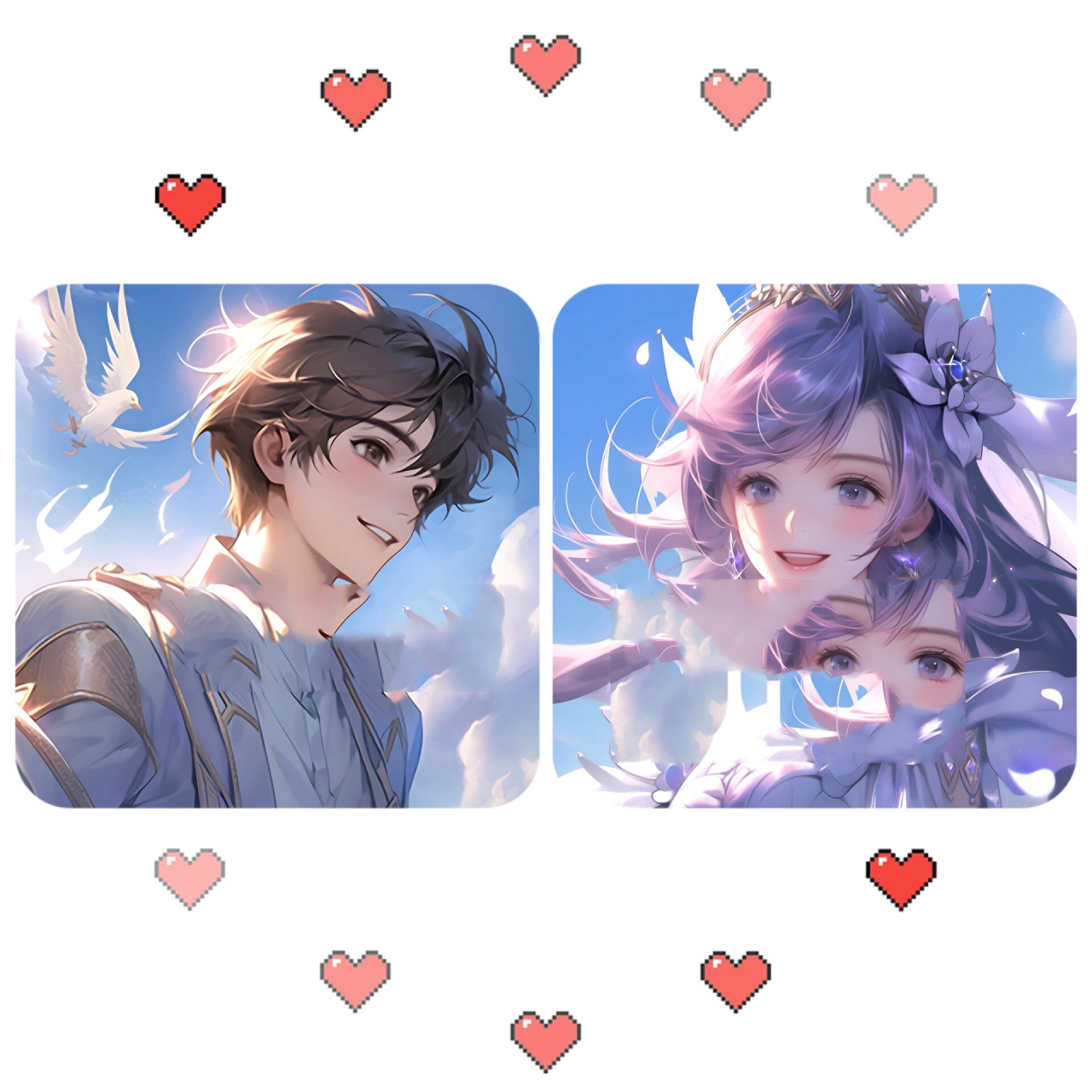 王者情侣头像|永不止息的爱 大乔&孙策 奇迹,源自守护她的心 奇迹,源