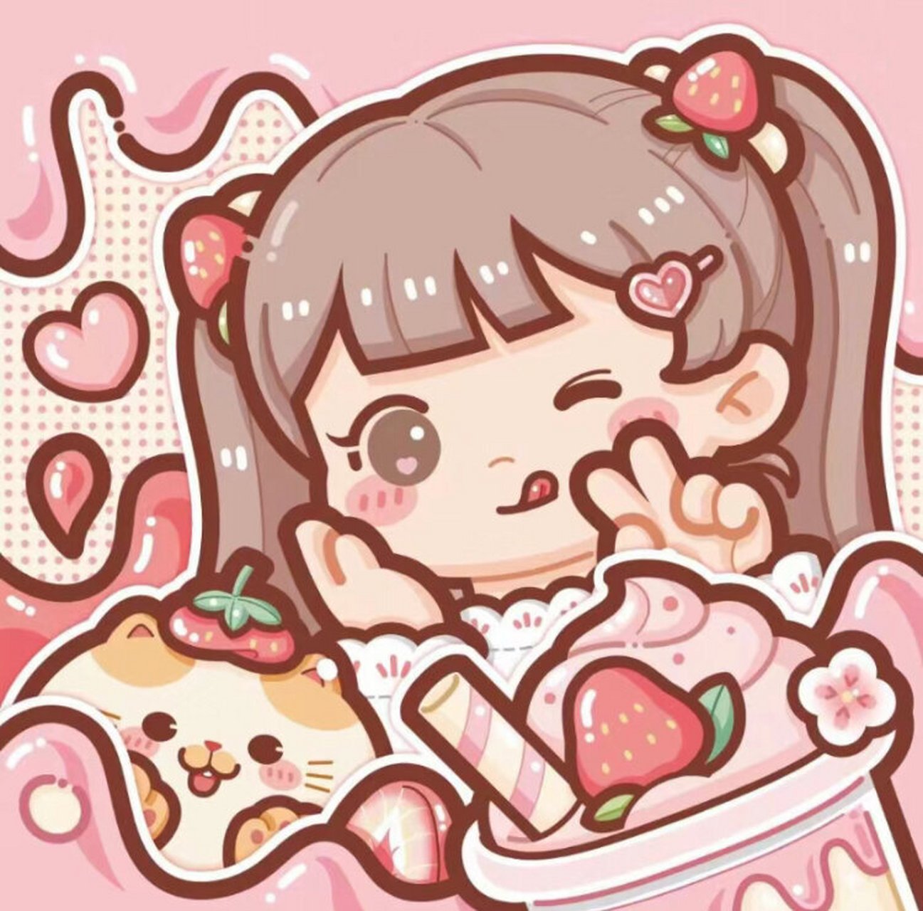 小麻薯头像 #可爱头像# #闺蜜头像# #好看头像# #卡通头像# #小麻薯