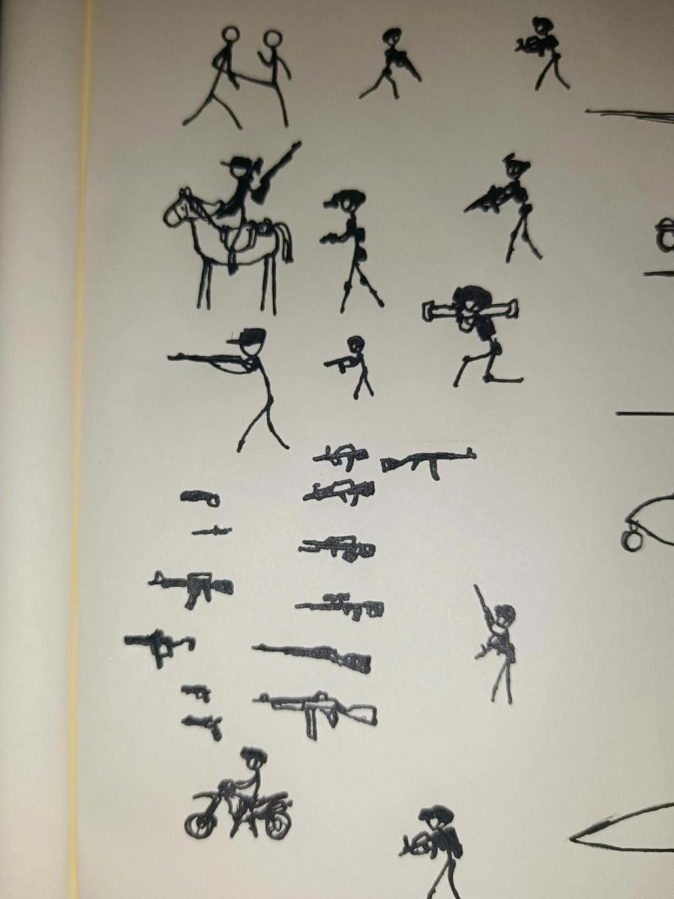 火柴人画武器游戏图片