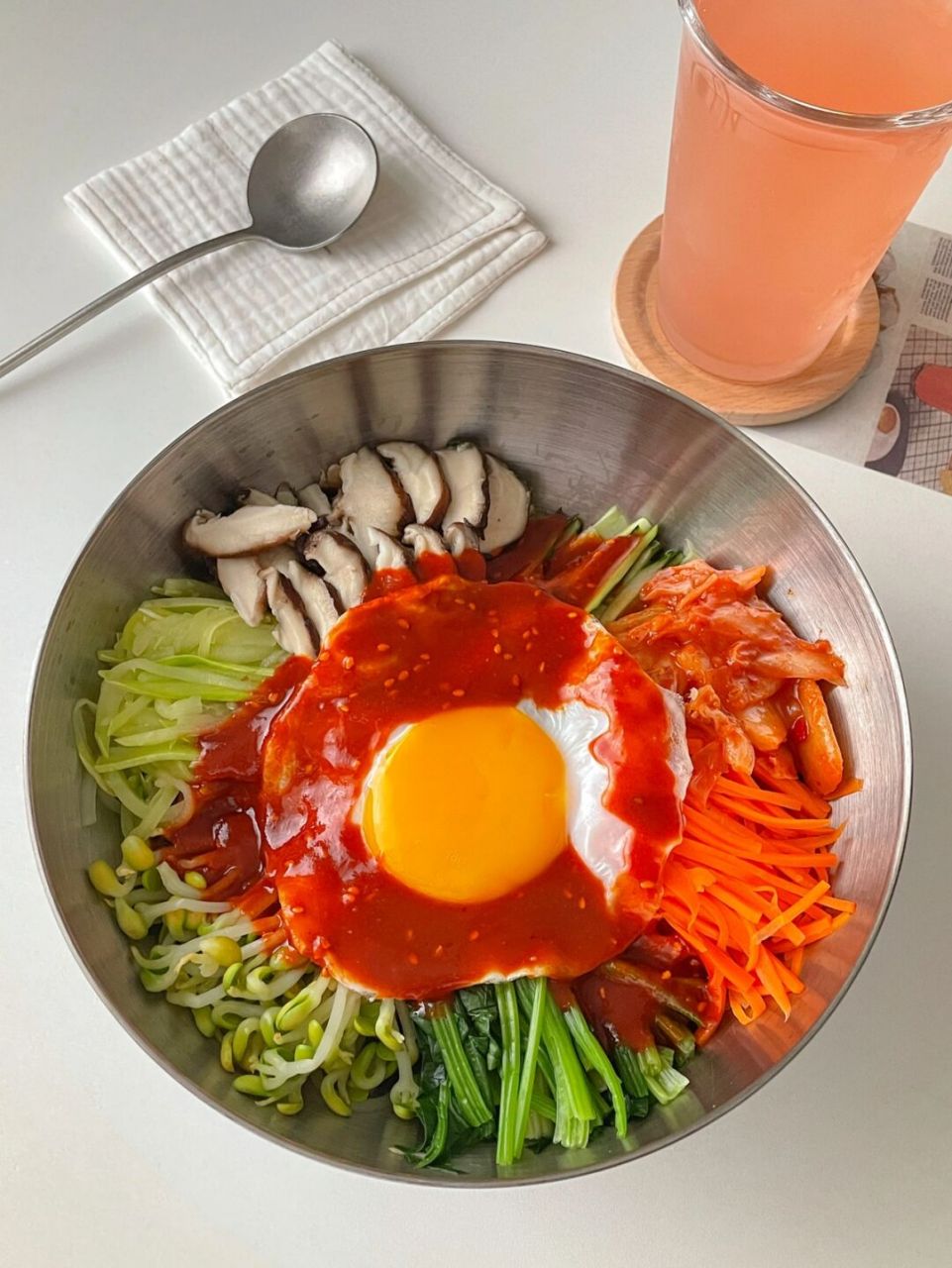 零厨艺减脂餐 | 低卡9693韩式拌饭 15营养均衡,配上多种类的