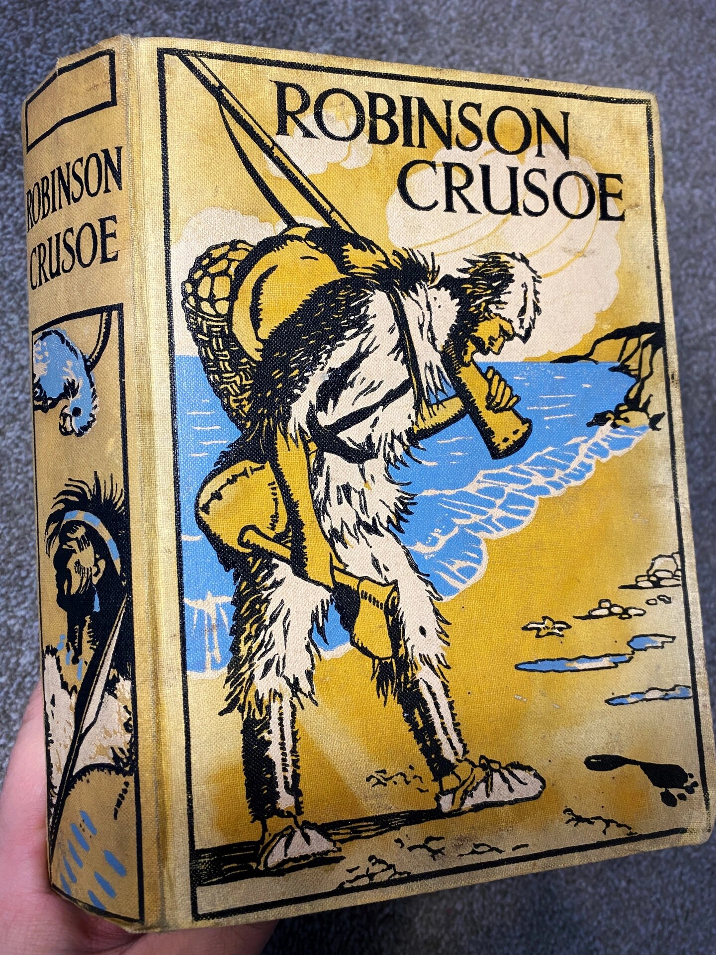 1910年代《鲁滨逊漂流记》elenore abbott插画