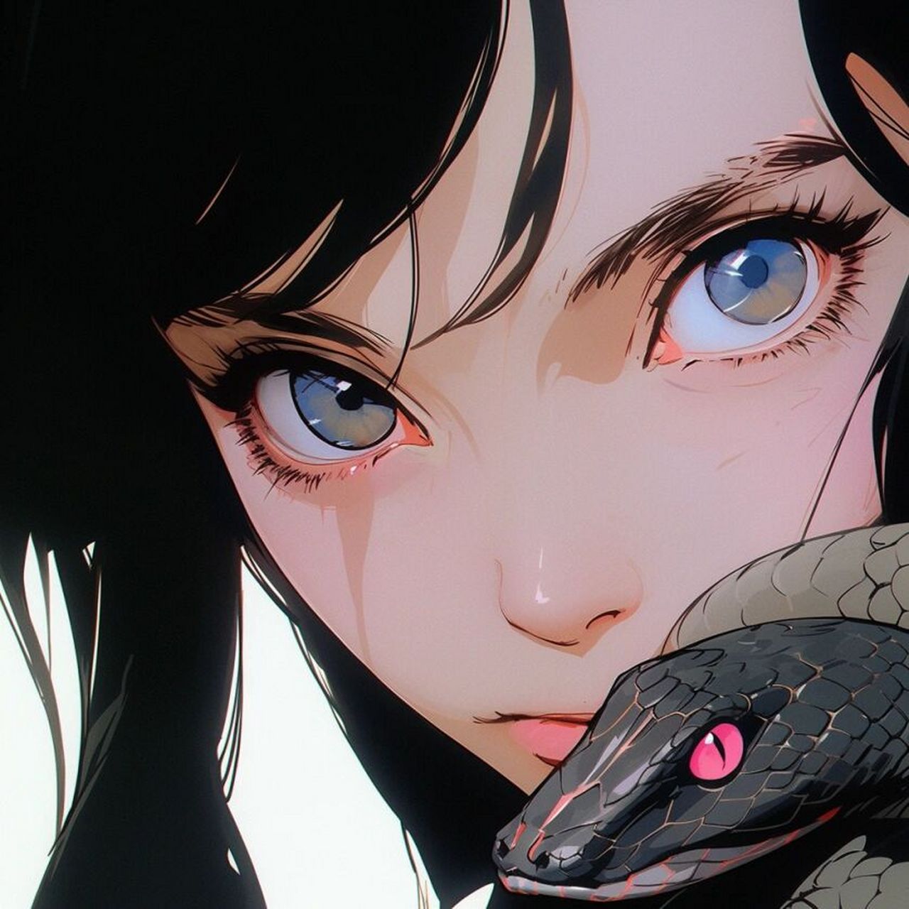 蛇蝎美人-第二期(超a头像) 《蛇系特辑》 这次构思为:蛇蝎美人,上一期