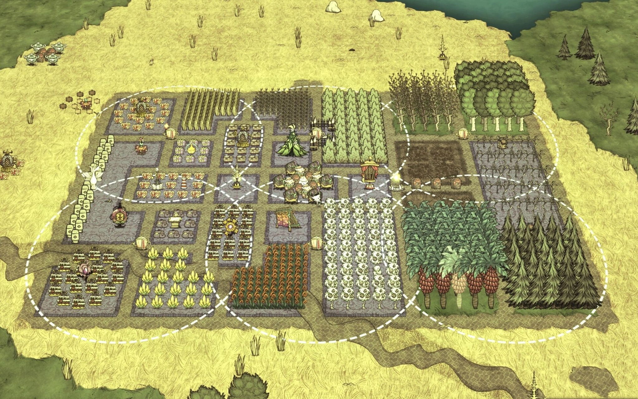 饥荒萌新建家详解(补充上期) 大家一直在问具体规格和宽高什么的,这期