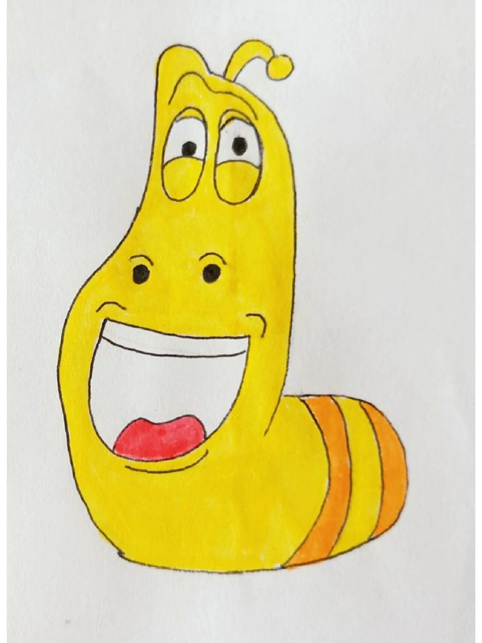 《爆笑虫子》简笔画