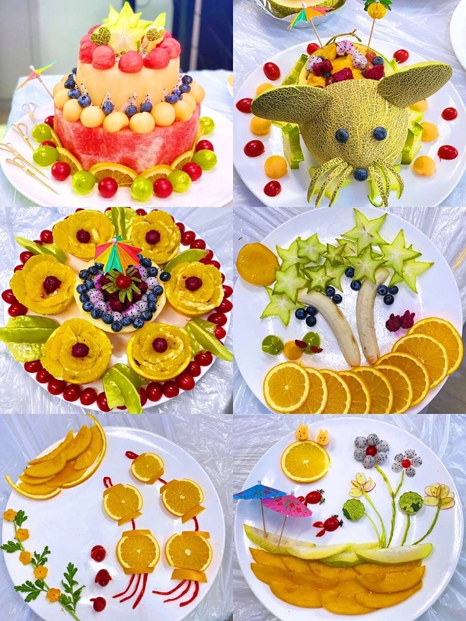 水果拼盘diy 一年一度的中秋佳节,中秋节主题水果拼盘diy