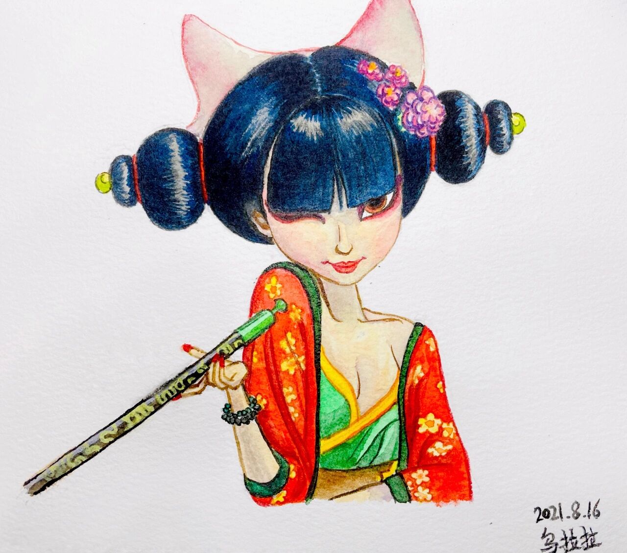 no.3 画《白蛇缘起》里的狐狸精