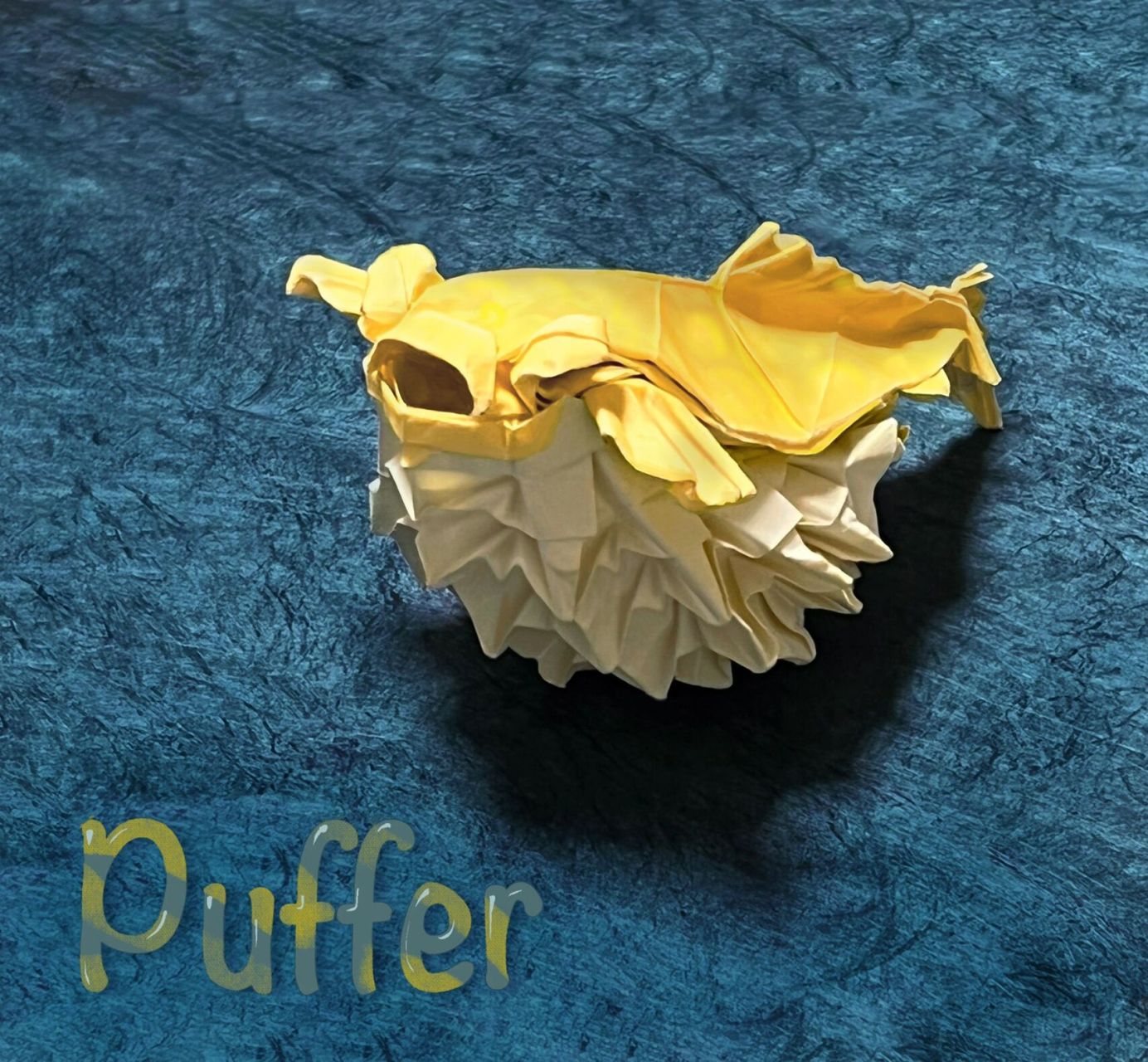 气鼓鼓的河豚🐡折纸 设计:jang yong-ik 折制:我 用纸: 西口 	 看折