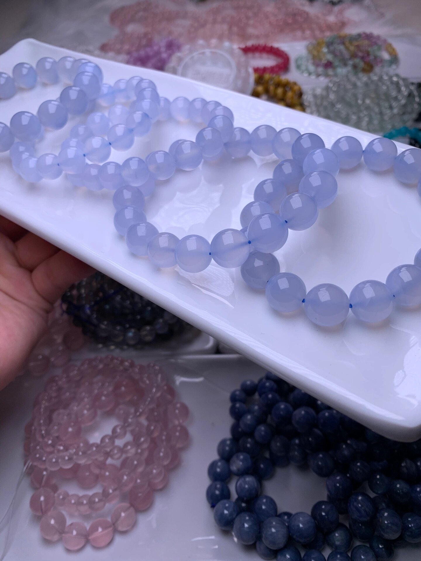 水润土耳其蓝玉髓3元克价