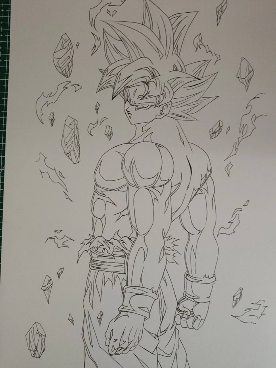 马克笔手绘 龙珠超 极意自在功 孙悟空 入坑二次元的启蒙作,现在回头