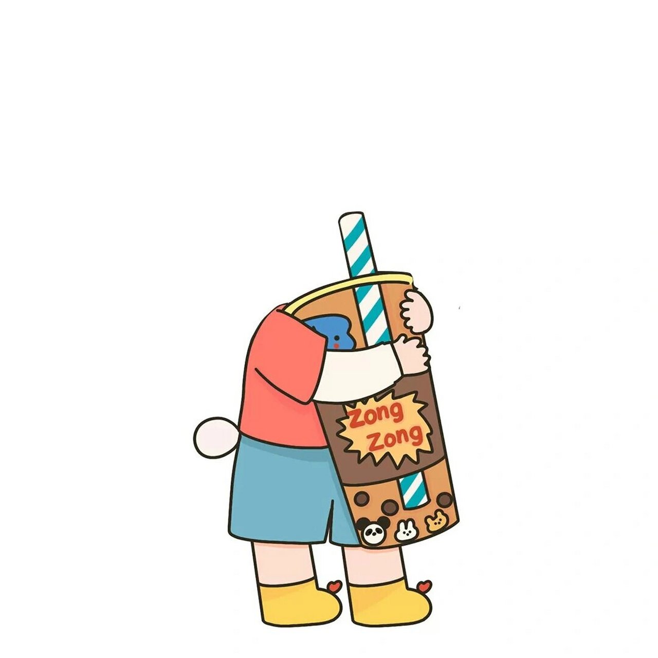 可爱卡通小身体素材