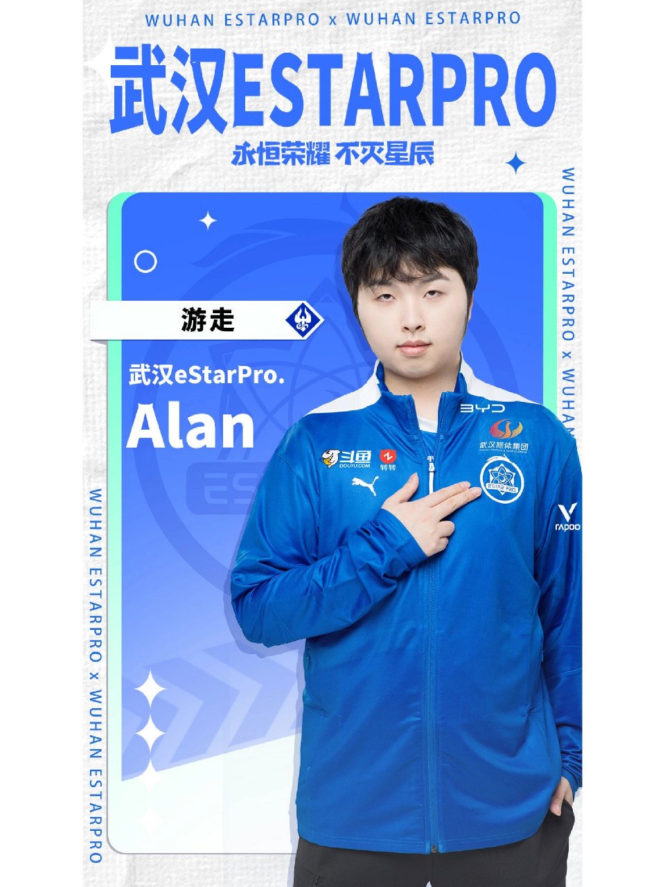【武汉estarpro挂牌公告】alan等六人挂牌!