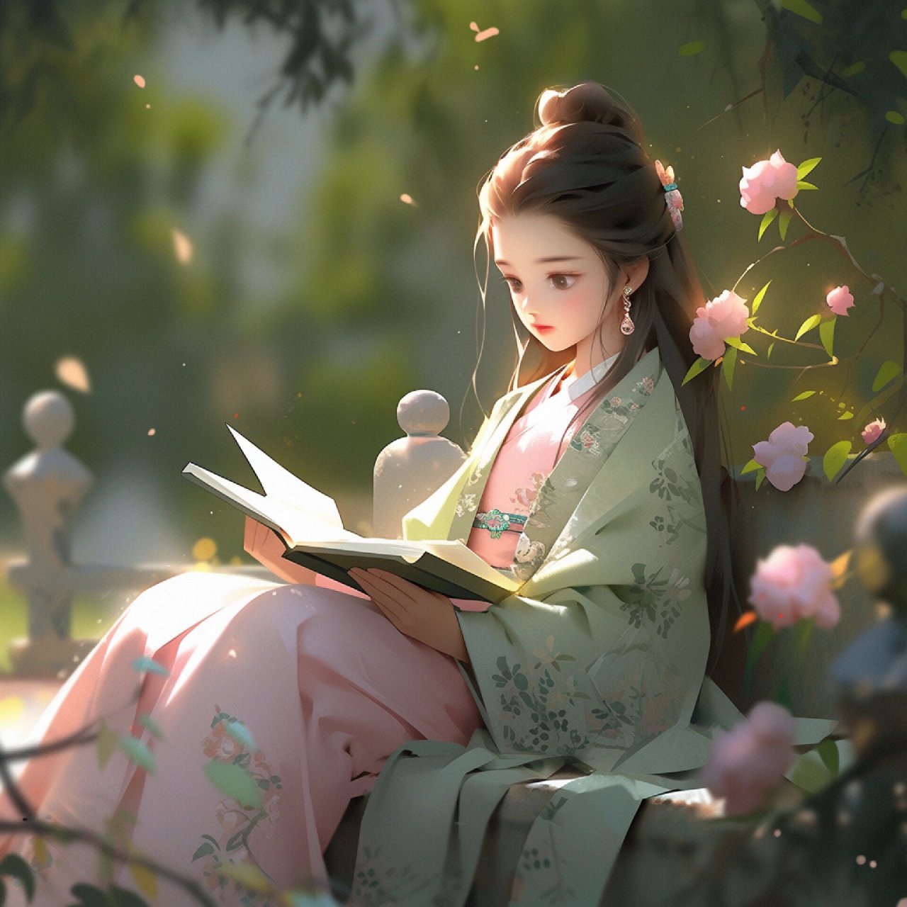 读书学习女生头像‖超仙气质头像 97一茶,一书,一知己,不负岁月不负