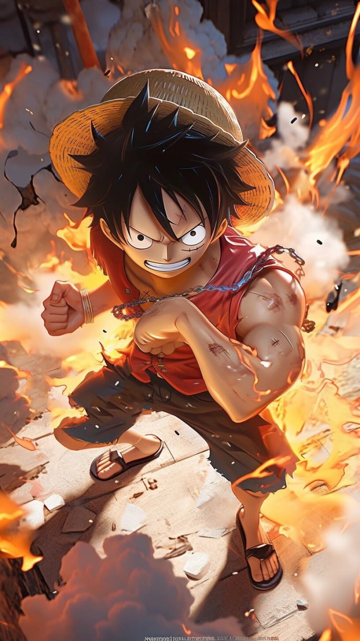 海贼王路飞高清手机壁纸ai创意4k图 手机高清壁纸《海贼王》是一部