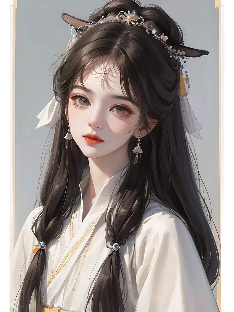白色系古风/女生头像