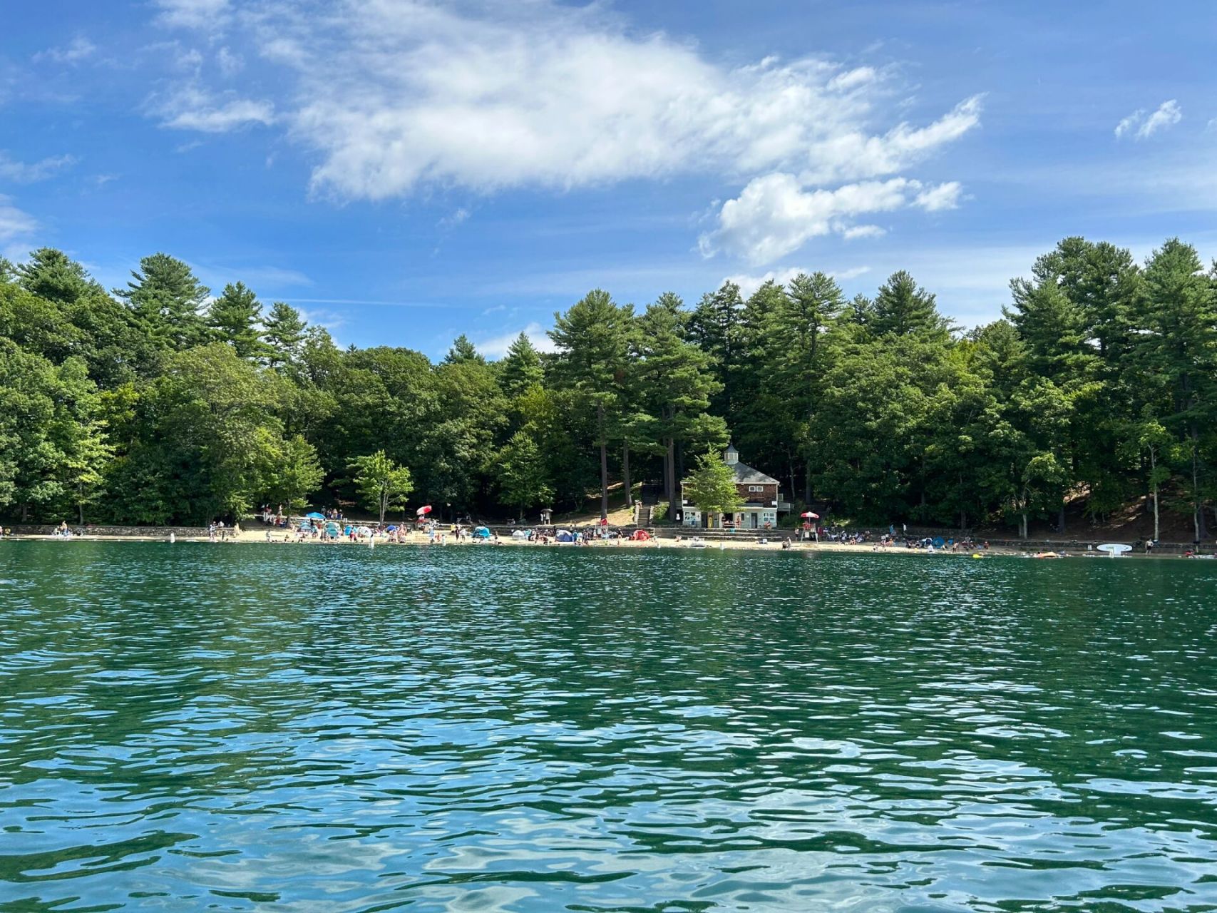 walden pond 瓦尔登湖 今天又去了每年夏天必打卡的瓦尔登湖.