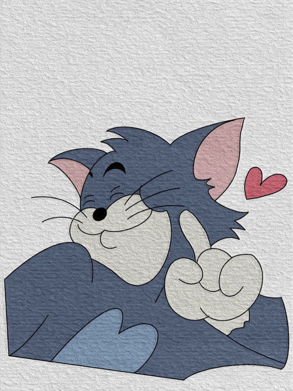 汤姆猫简笔画教程