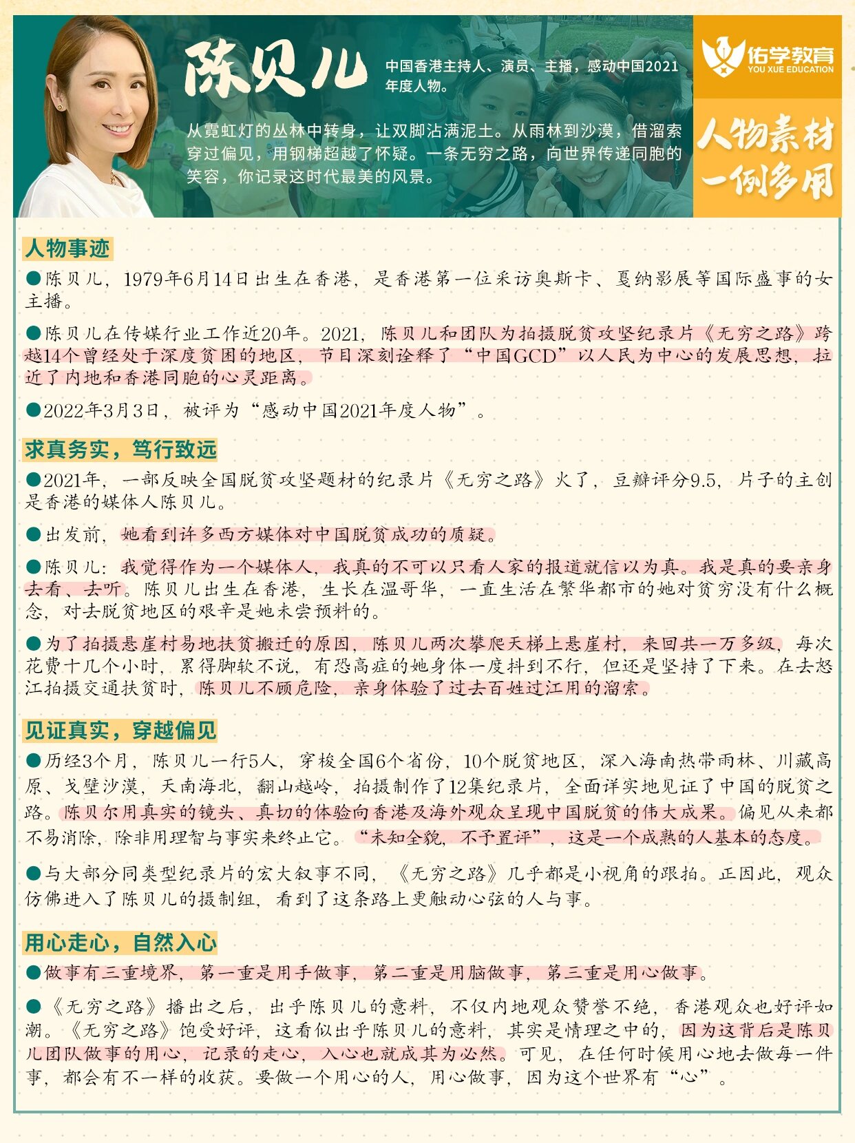 10个人物素材积累50字(10个人物素材积累简短2020)