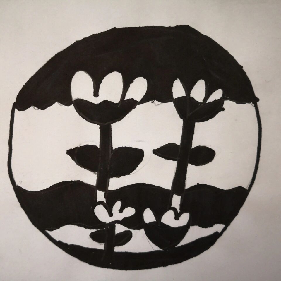 人教版三年级美术黑与白