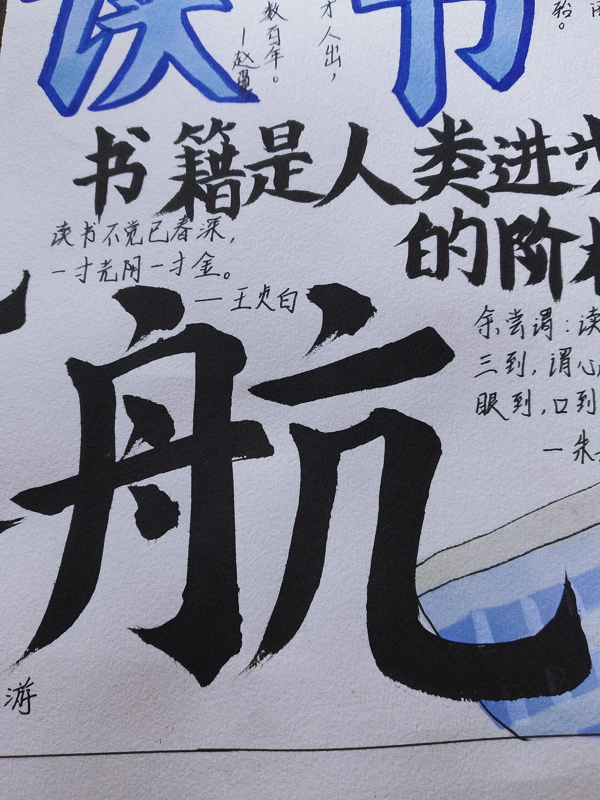 读书节手抄报来啦