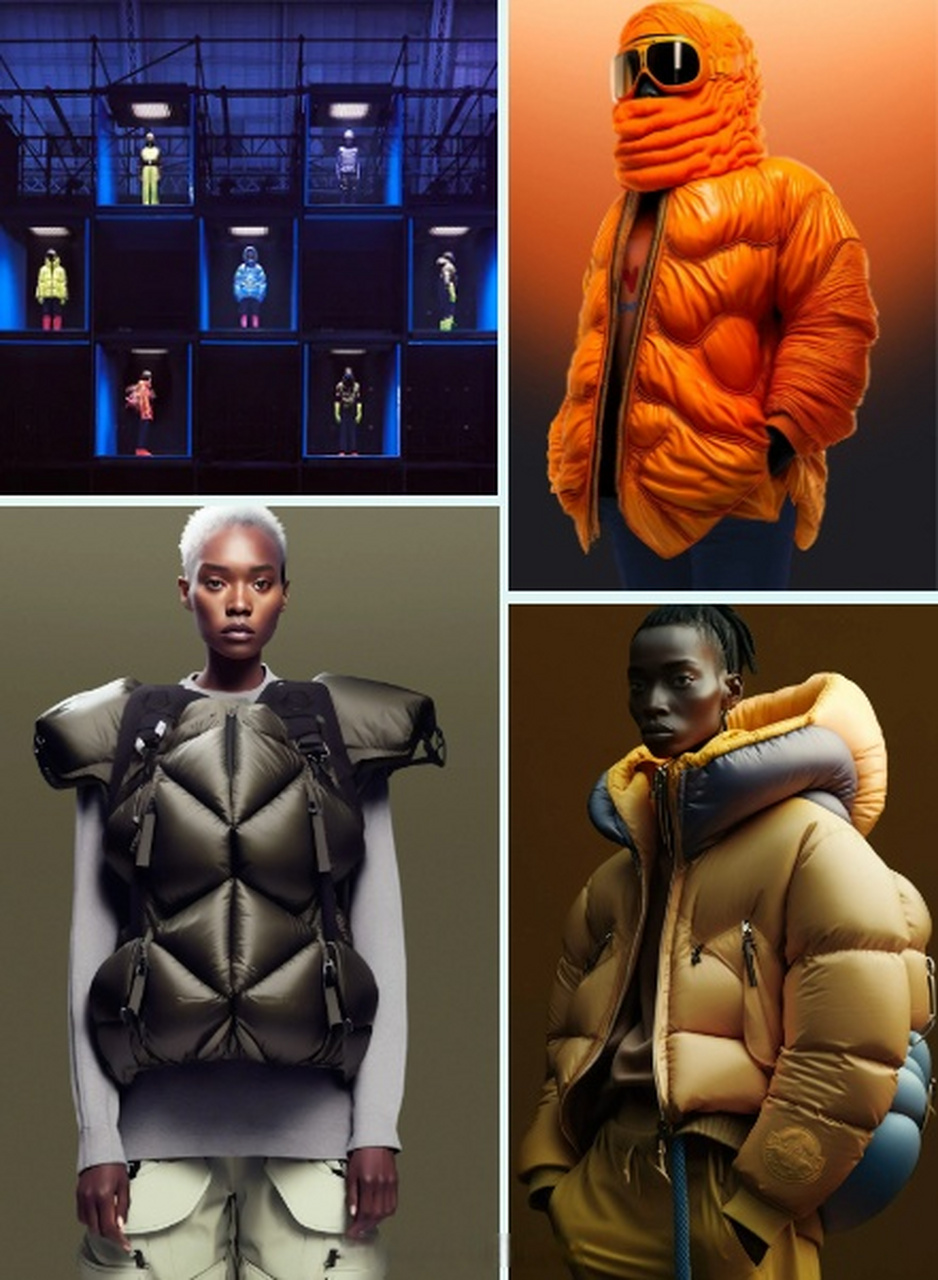 24/25秋冬运动无尽幻想主题趋势 moncler genius发布的一系列大胆,极