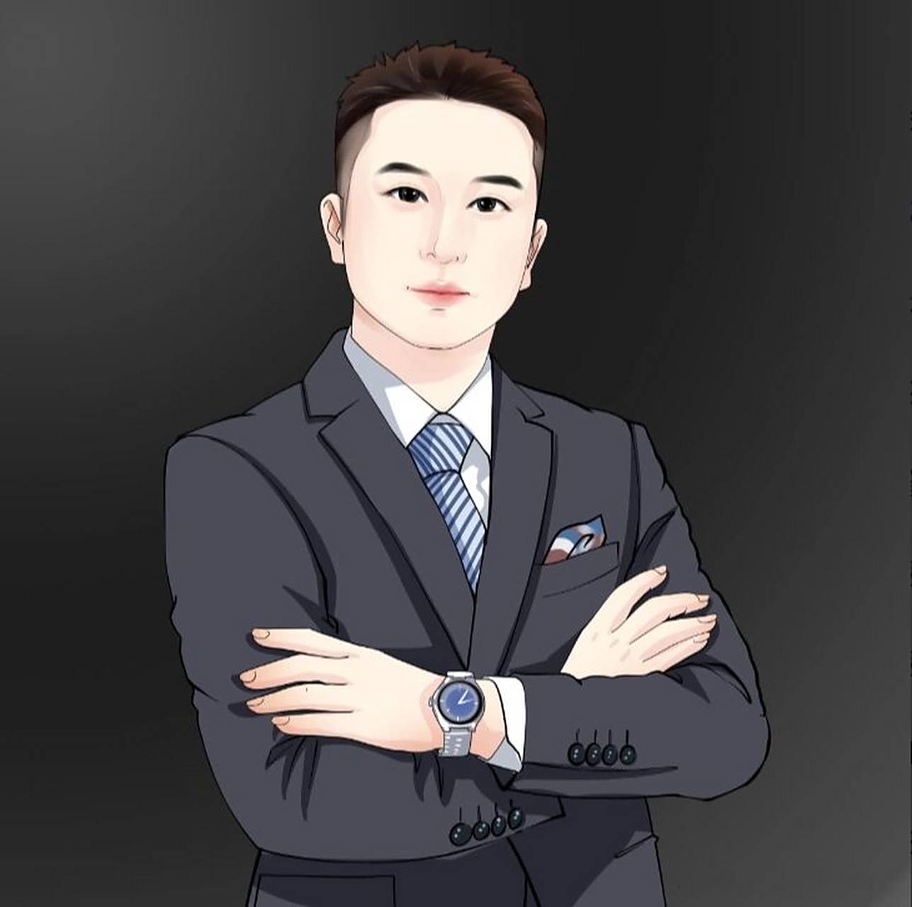 你的头像该换了,中年男士漫画头像大叔专用 更新这组卡通动漫人物头像