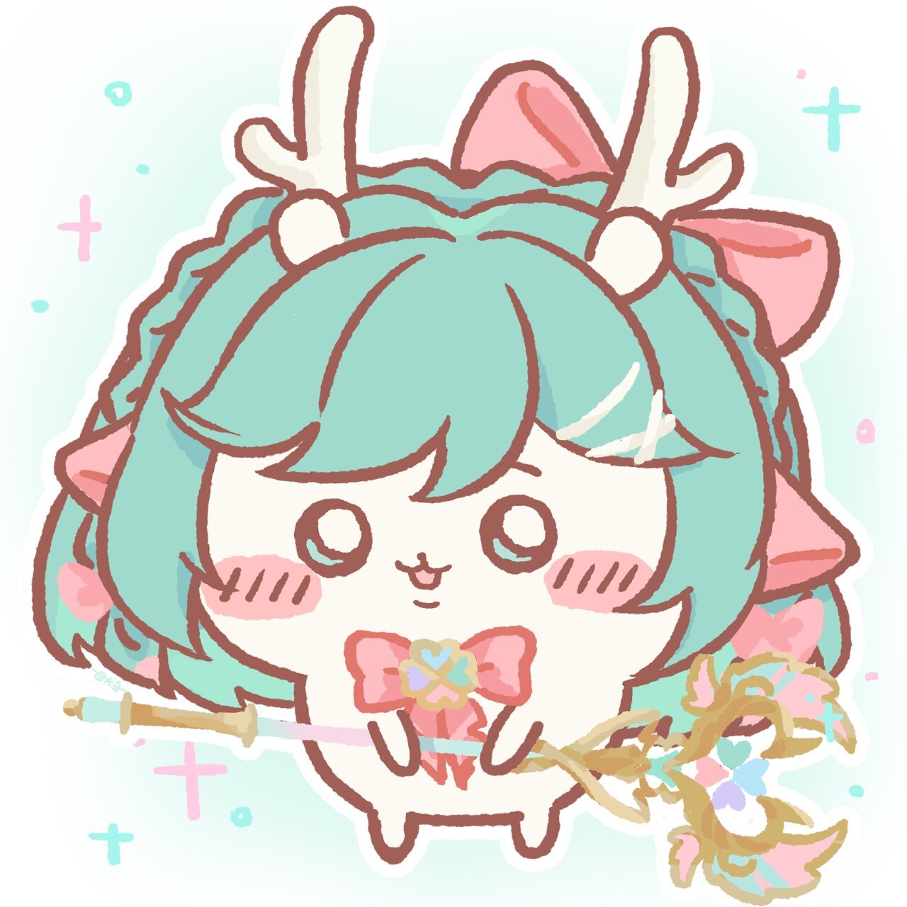 chiikawa王者开黑头像78 cp向第一弹 画了时之祈愿闪亮亮的瑶妹~ 和