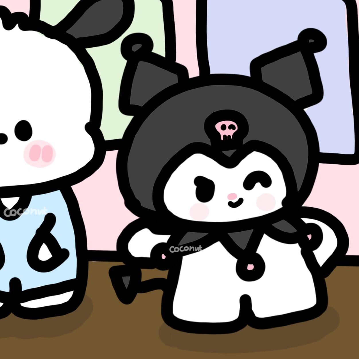 库洛米和帕恰狗|双人头像