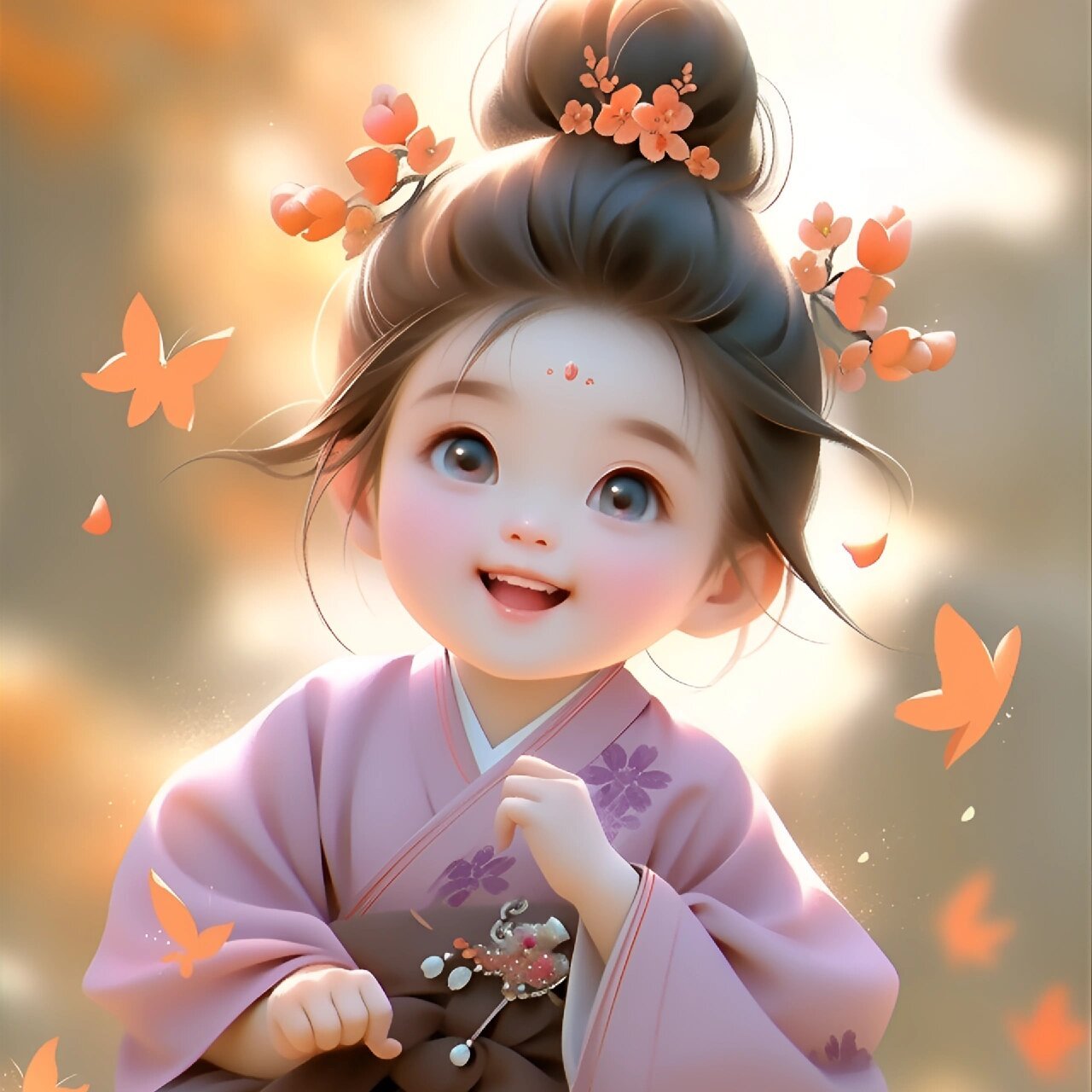 古风头像/笑对生活,愿余生一切安好