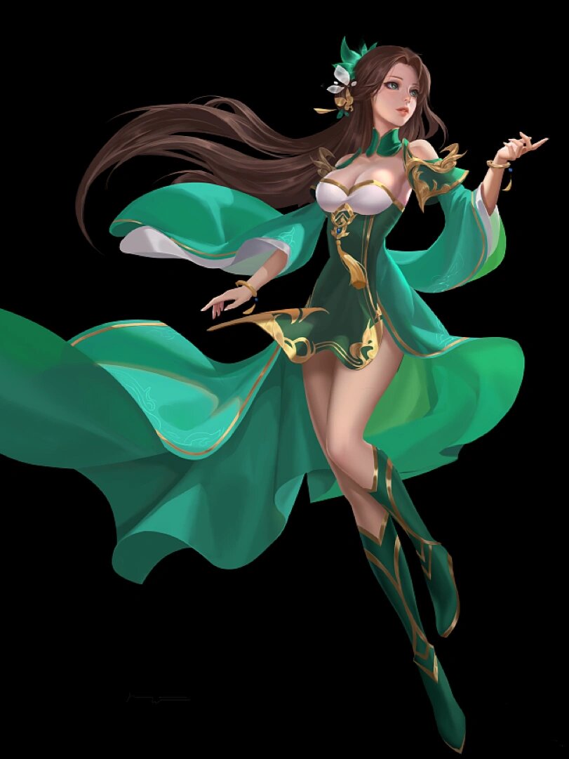 一组好看的动漫游戏人物画作图,快来收藏吧