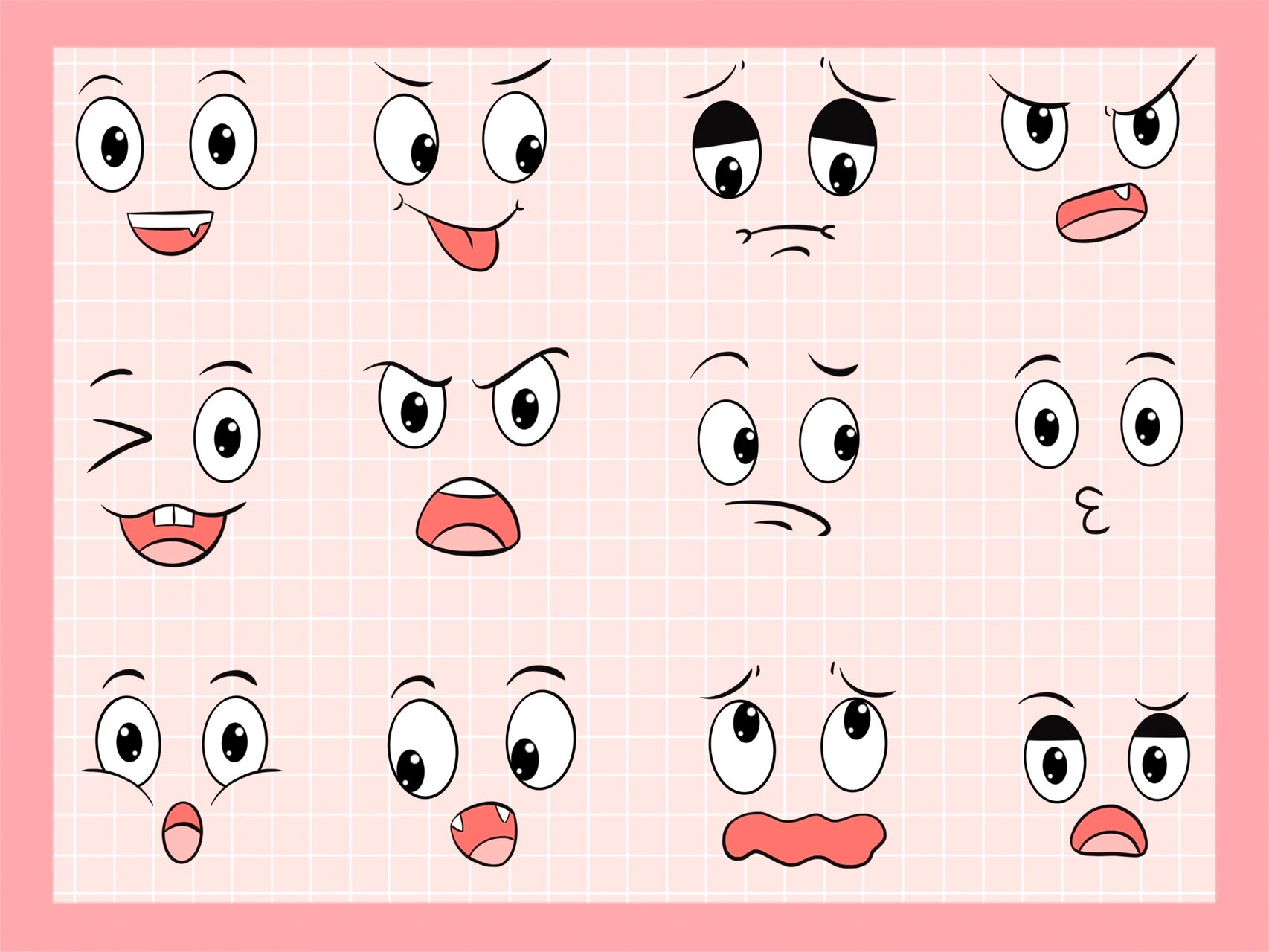 59.表情简笔画|手帐素材【绘画过程