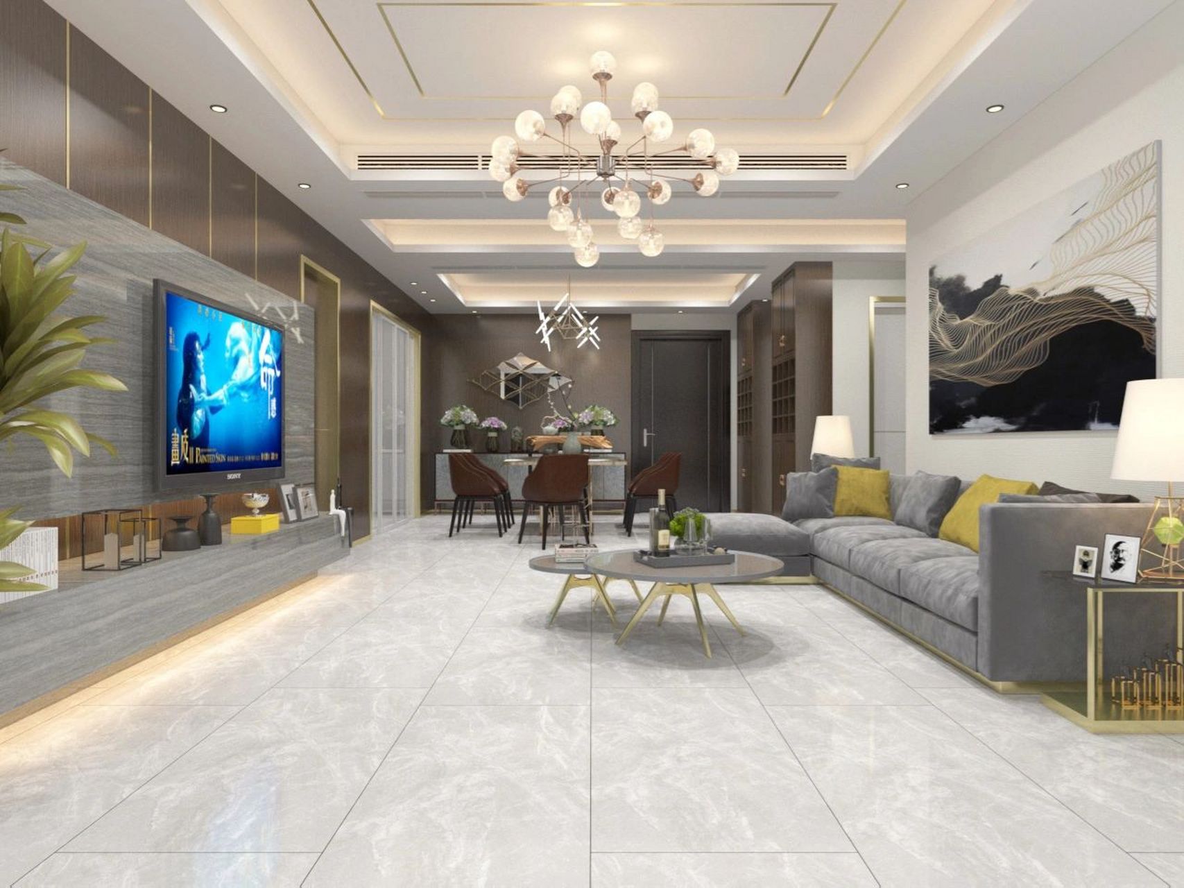 客厅瓷砖的颜色你真的选对了吗?