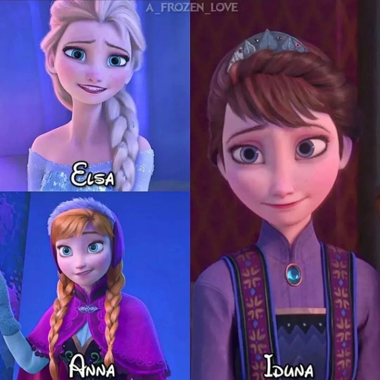 迪士尼公主和她们的妈妈 艾莎乐佩爱洛木兰 👑都说母爱是世界上最