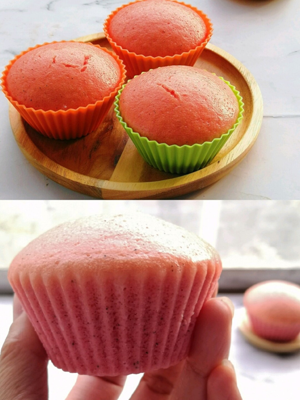 不揉面不醒面7515香甜松软的火龙果蒸糕97 零失败的一款蒸糕