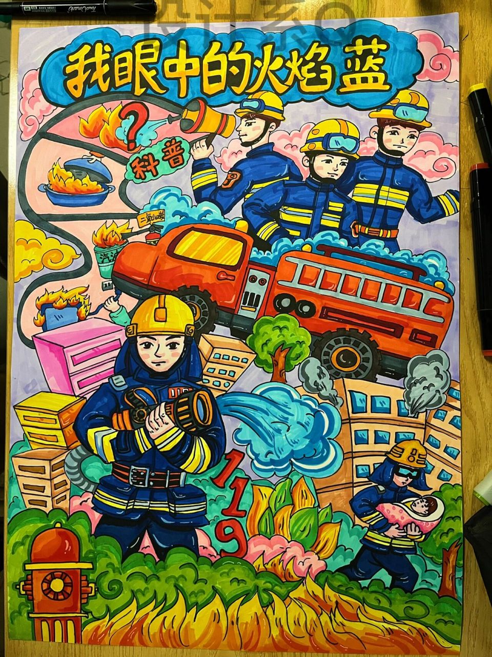 四开原创绘画   手抄报,主题画各种主题 设计图  ppt制作(电脑绘画