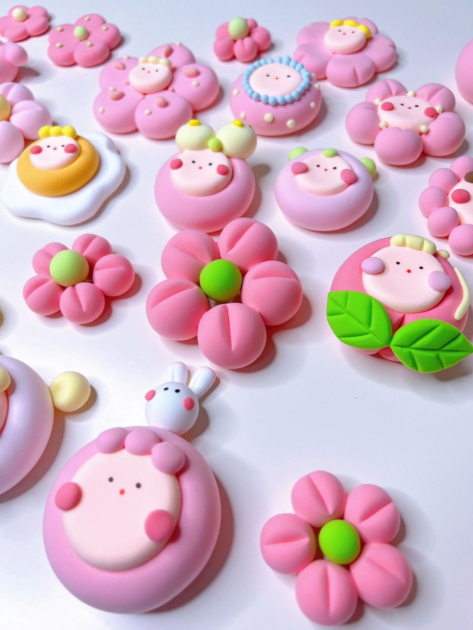 手工丨初恋粉色系黏土94春天的颜色 繁忙的工作终于快要告一段落