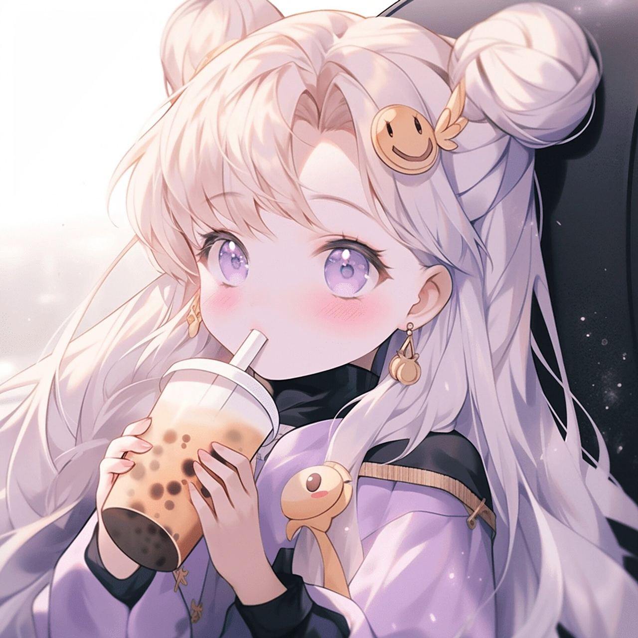 喝奶茶的小可爱 #漫头# #漫截# #女漫##ai绘画# #美少女战士# #水冰月