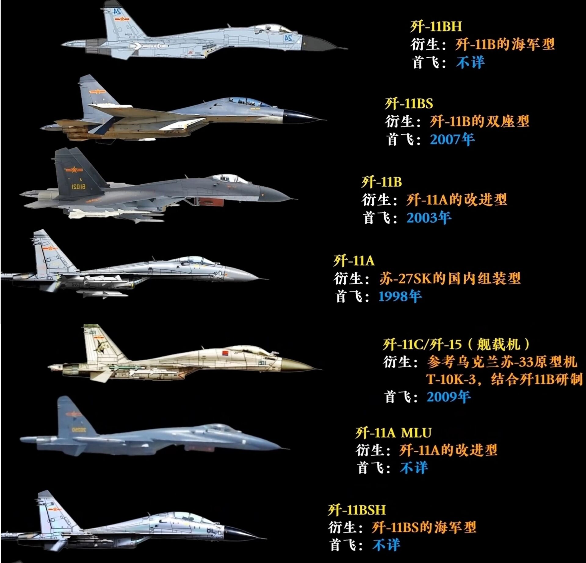 歼11详细参数图片