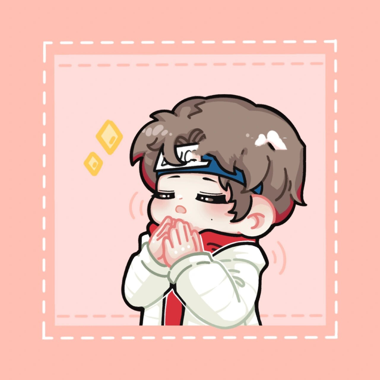 蒲熠星q版头像 拿到新头像不炫有什么意义呢,炫一下小姐姐画的超可爱