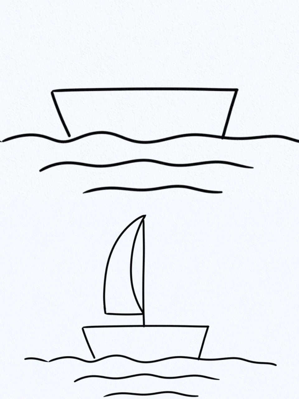 船简笔画 飘泊,一条小小的船,飘泊过东南西北,盛载了多少憧憬,多少