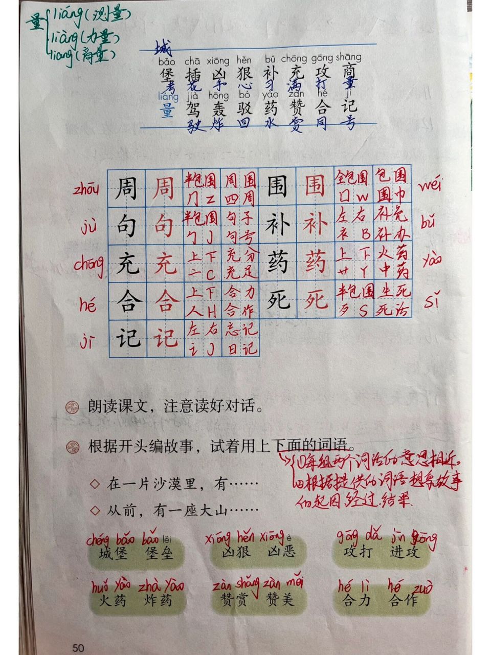 二下语文《沙滩上的童话》预习笔记 二下语文 《沙滩上的童话》 预习