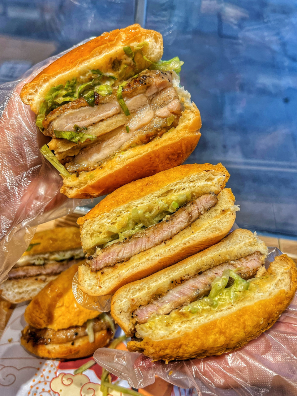 人均十几吃撑90贵港首家猪扒包专门店 御姐贵港探店/阿叔猪扒包