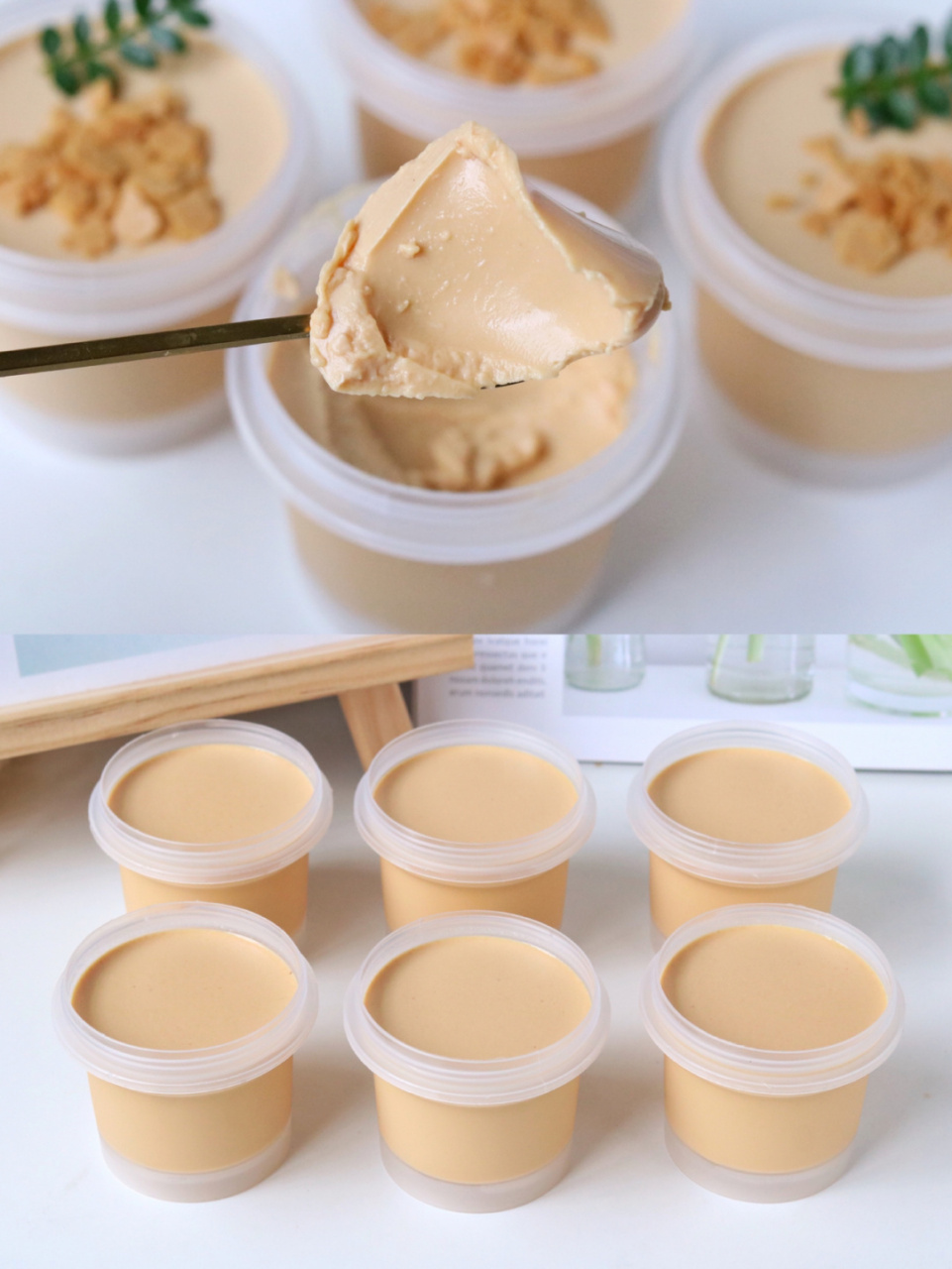 今天教大家一道免蒸免烤的焦糖奶冻!