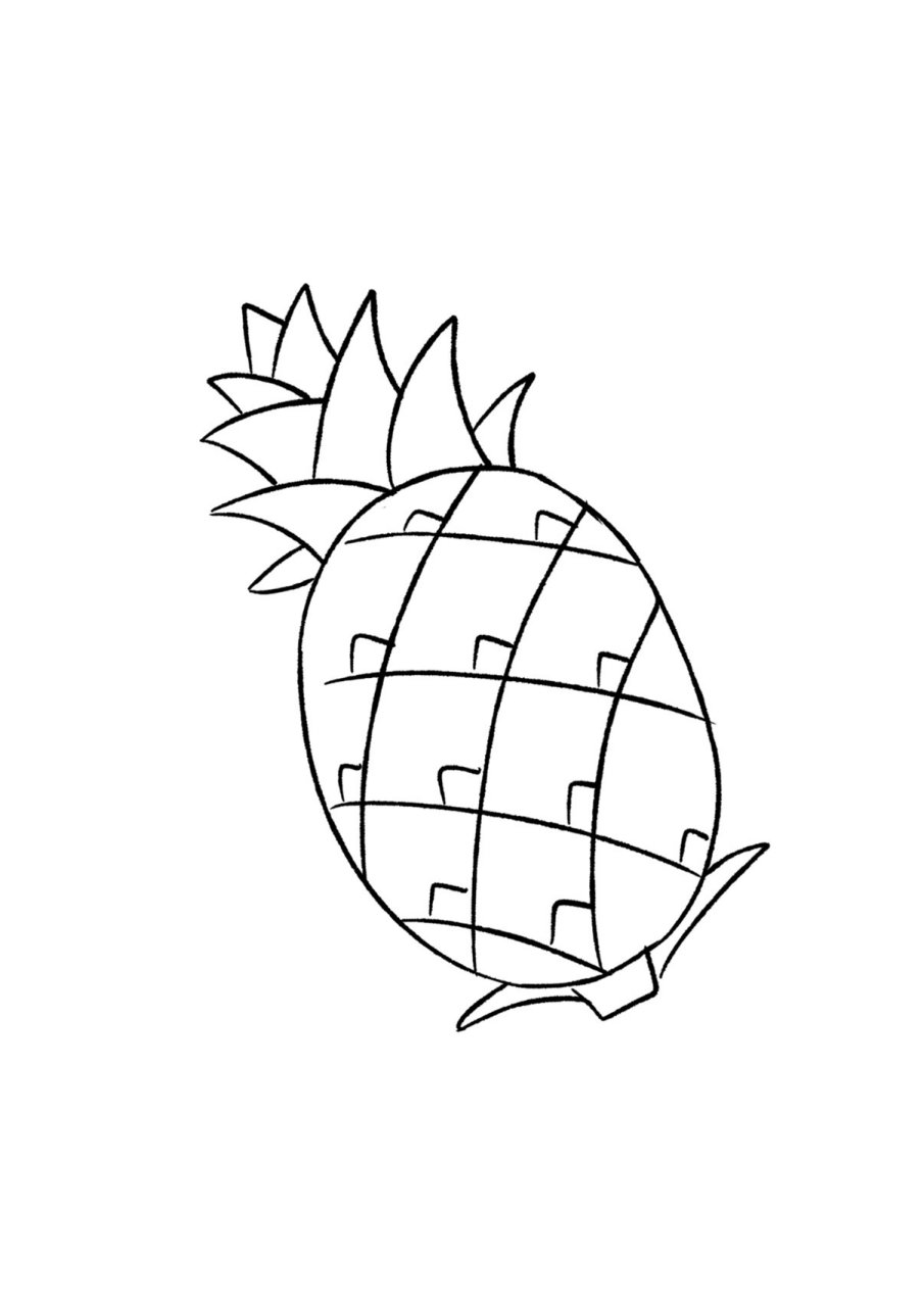 幼儿园|涂色|粘贴画   	  	   	 任取一张水果轮廓图,根据不同水果摸